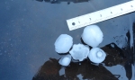 DSC01615--size of first batch of hail stones Nov1713